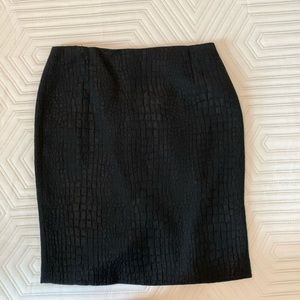 Tahari Black pencil skirt